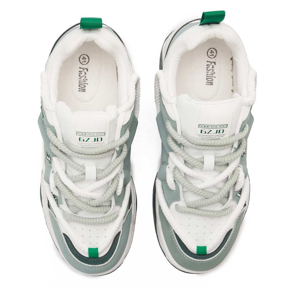 Trendy Men Fashion Trainers - Green3