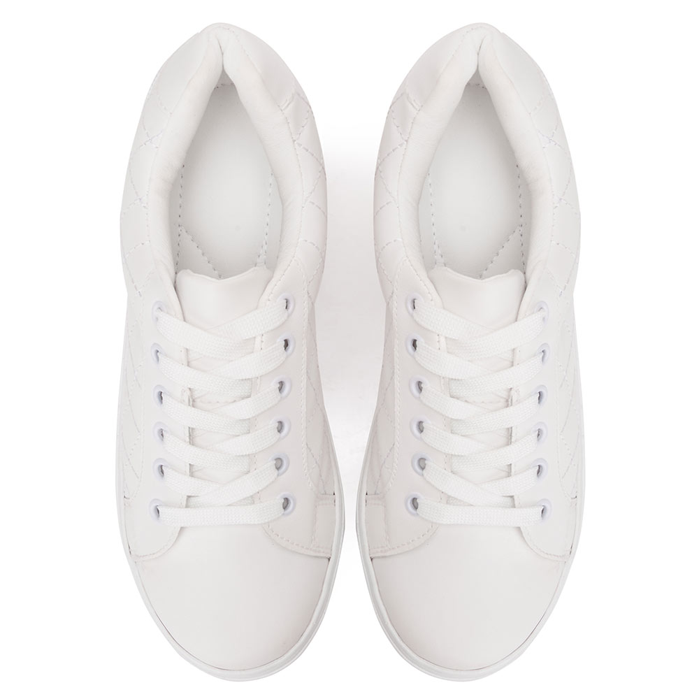 Women's capitone sneakers - White