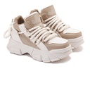 Women Trendy Fashion Sneakers - Beige2