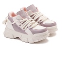 Women Trendy Fashion Sneakers - Purple2
