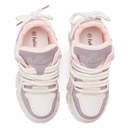 Women Trendy Fashion Sneakers - Purple3