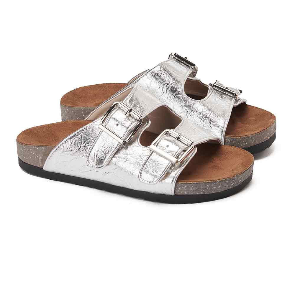 Stylish women Slipper - Silver