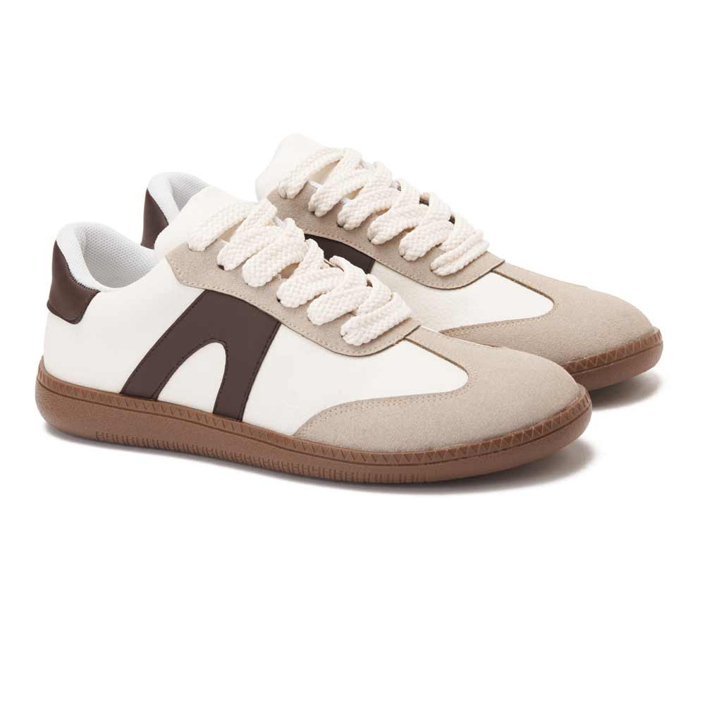 Women's stylish sneakers - Beige*Brown1