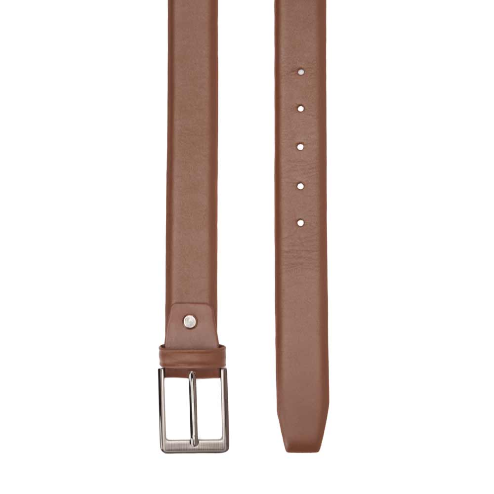 Men's classic leather belt - Havana1