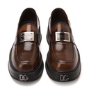Men's high sole leather shoes - Honey Brown2