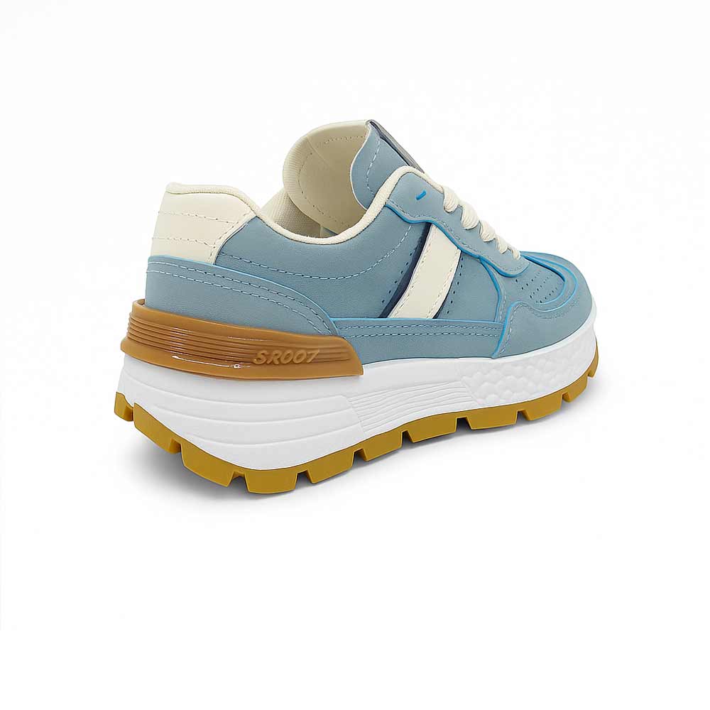 Women's fashionable sneakers - Blue1