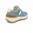 Women's fashionable sneakers - Blue1