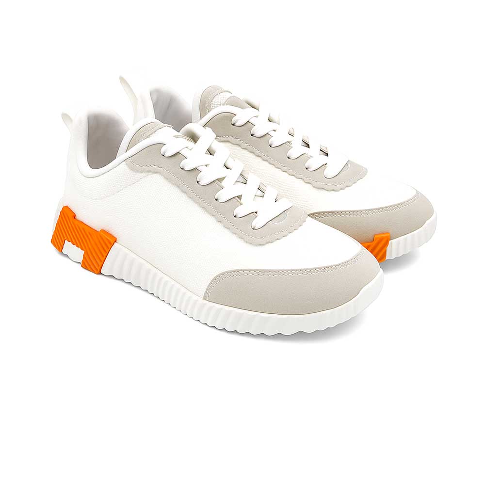 Canvas women sneakers - White