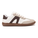 Women's stylish sneakers - Beige*Brown