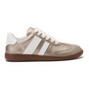 Women trendy leather sneaker - Gold