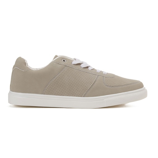 Faux-suede sneakers for men - Light Grey