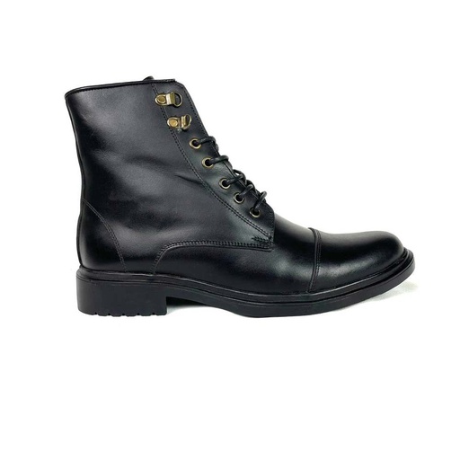 Genuine leather men boots - Black