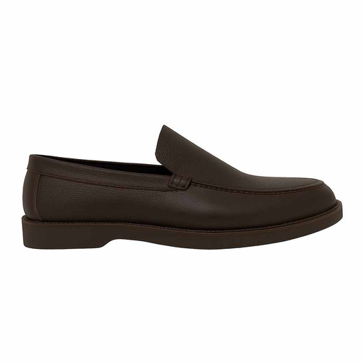 Men's leather moccasins - Brown